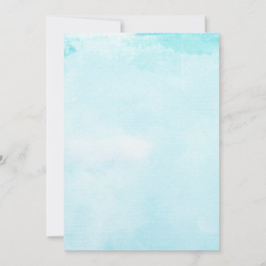 Invitation de la douche nuptiale de mariage (Dos)