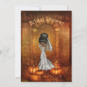 Invitation de la douche nuptiale d'Halloween (Devant)