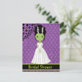 Invitation de la douche nuptiale d'Halloween (Debout devant)