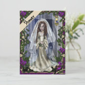 Invitation de la douche nuptiale d'Halloween (Debout devant)