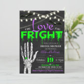 Invitation de la douche nuptiale d'Halloween (Debout devant)