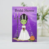 Invitation de la douche nuptiale d'Halloween Frank (Debout devant)