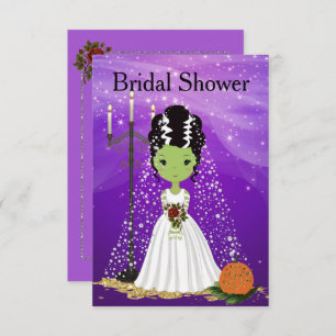Invitation de la douche nuptiale d'Halloween Frank