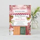 Invitation de la douche nuptiale du Jardin de fleu (Debout devant)
