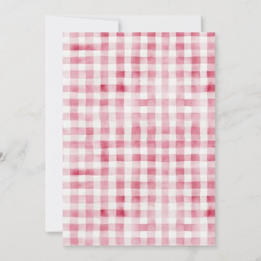 Invitation de la douche nuptiale du marché agricol (Dos)