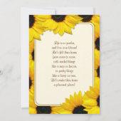 Invitation de la douche nuptiale du pays de tourne (Dos)