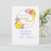 Invitation de la douche nuptiale du printemps (Debout devant)