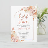 Invitation de la douche nuptiale en terre cuite de (Debout devant)