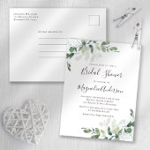 Invitation de la douche nuptiale Eucalyptus