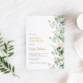 Invitation de la douche nuptiale Forest Green