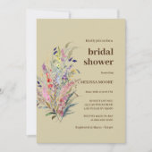 Invitation de la douche nuptiale Garden Blooms (Devant)