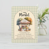 Invitation de la douche nuptiale hors du marché (Debout devant)