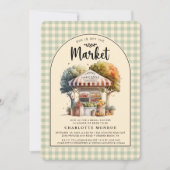 Invitation de la douche nuptiale hors du marché (Devant)