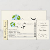 Invitation de la douche nuptiale, Invitation Fianç (Devant / Derrière)