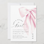 Invitation de la douche nuptiale Knot Pink (Devant)