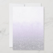 Invitation de la douche nuptiale Lavender Watercol (Dos)