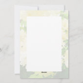 Invitation de la douche nuptiale mariage-blanche H (Dos)