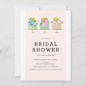 Invitation de la douche nuptiale mariage Cake (Devant)