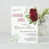 Invitation de la douche nuptiale Mariage de Noël (Debout devant)