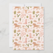 Invitation de la douche nuptiale occidentale (Dos)