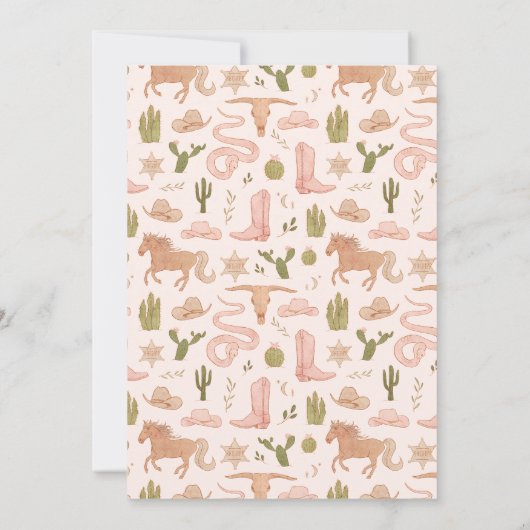 Invitation de la douche nuptiale occidentale (Dos)