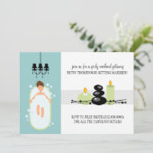 Invitation de la douche nuptiale ou un Spa Week-en (Debout devant)