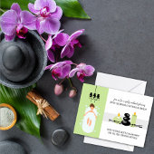 Invitation de la douche nuptiale ou un Spa Week-en