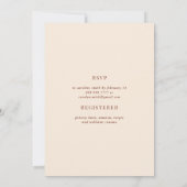 Invitation de la douche nuptiale Pastel Sherbet (Dos)