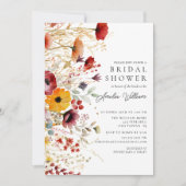 Invitation de la douche nuptiale Perfection pétale (Devant)