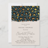 Invitation de la douche nuptiale Poster de animal  (Devant)