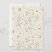 Invitation de la douche nuptiale Prosecco et Pearl (Dos)