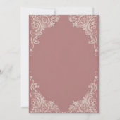 Invitation de la douche nuptiale Rococo | 5x7 cust (Dos)