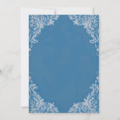 Invitation de la douche nuptiale Rococo | Baroque  (Dos)