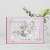 Invitation de la douche nuptiale Spring Beauté (Debout devant)