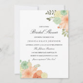 Invitation de la douche nuptiale Spring Foliage (Devant)