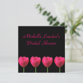 Invitation de la douche nuptiale Tulip (Debout devant)