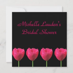 Invitation de la douche nuptiale Tulip