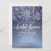 Invitation de la douche nuptiale Winter Wonderland (Devant)