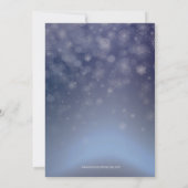 Invitation de la douche nuptiale Winter Wonderland (Dos)