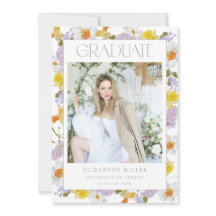 Invitation de la Faire-part de graduation de print