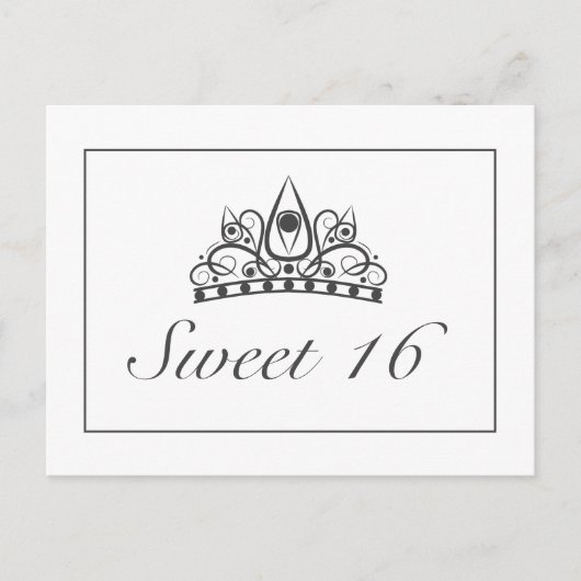 Invitation de la Faire-part de la Couronne de 16 p (Devant)