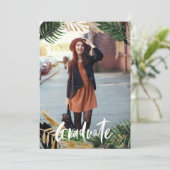 Invitation de la faire-part de remise de diplômes  (Debout devant)