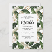 Invitation de la faire-part de remise de diplômes  (Dos)