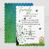 Invitation de la famille Reuion (Devant / Derrière)