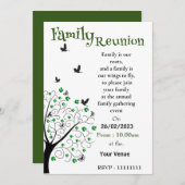 Invitation de la famille Reuion (Devant / Derrière)
