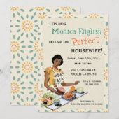 Invitation de la femme au foyer des années 1950 (Devant / Derrière)