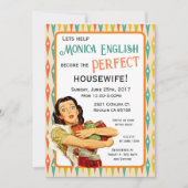 Invitation de la femme au foyer des années 1950 (Devant)