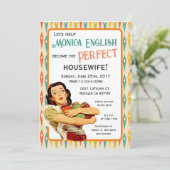 Invitation de la femme au foyer des années 1950 (Debout devant)