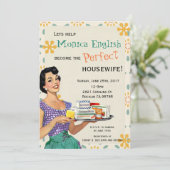 Invitation de la femme au foyer des années 1950 (Debout devant)