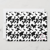 Invitation de la ferme Yee-Ha (Dos)